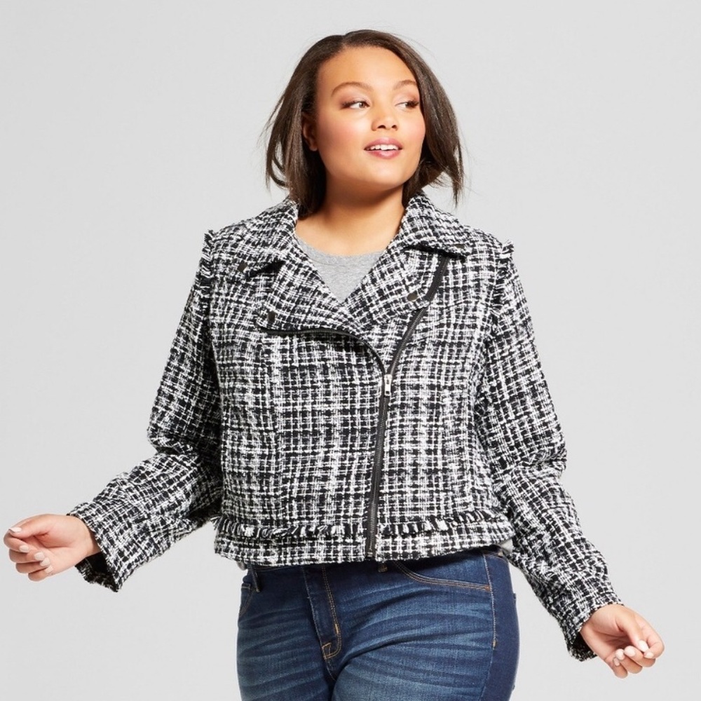 TARGET A NEW DAY Tweed Moro Jacket Sz M